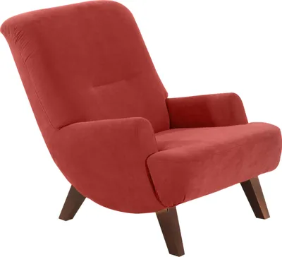 Produktbild von Max Winzer Sessel Brandford - Velourstoff terracotta - Maße: 71 x 101 x 80 cm