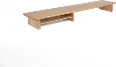 Produktbild von Premium Oak Wooden Monitor Stand: Timeless Natural