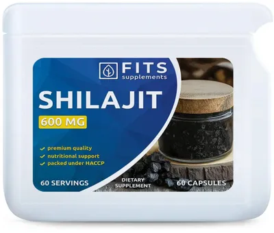 Immagine prodotto di Shilajit Acido fulvico 600 mg, 60 capsule