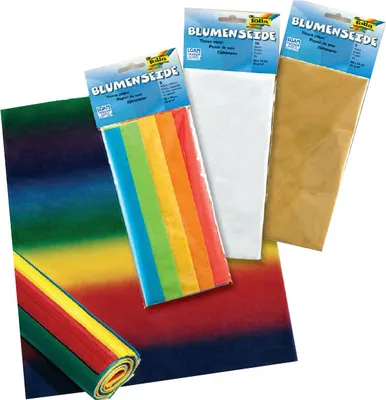 Produktbild von folia Seidenpapier (B)500 x (H)700 mm 20 g/qm zitronengelb 26 Blatt