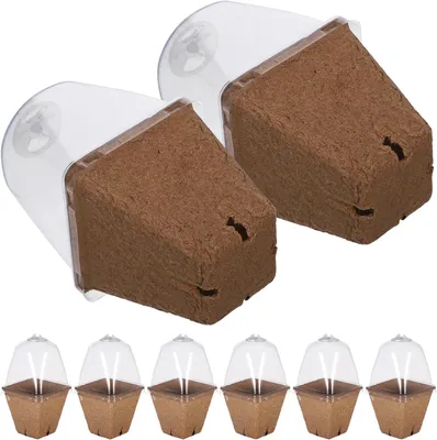 Produktbild von 20 Anzuchttöpfe aus Papier mit Abflusslöchern für Sukkulenten und Pflanzen