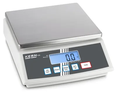 Produktbild von KERN & SOHN Tischwaage FCB 30K1 (Batteriebetrieben, 30000 g) FCB 30K1