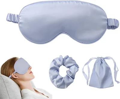 Produktbild von Schlafmasken Set 3 Stück, ultrazart, hautfreundlich, Seide, für die Nacht