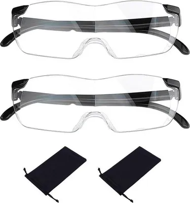 Produktbild von 16-fachige Visierloepen für Naharbeit handgefertigt mit 2 Brillenhaltern.