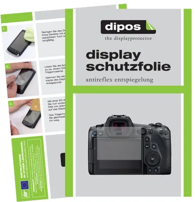 Produktbild von 5x Schutzfolie für Canon EOS R6 matt Displayschutzfolie Folie Display Schutz dipos