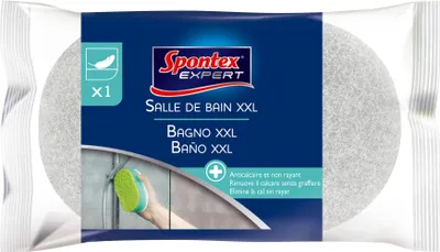 Image de Eponge salle de bains cellulose SPONTEX EXPERT Xxl