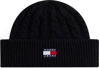Image de TOMMY JEANS - Men's cable beanie with logo - Size OS