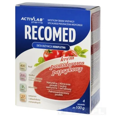 Image de RecoMed Crème de tomates en poudre, 4 x 250g