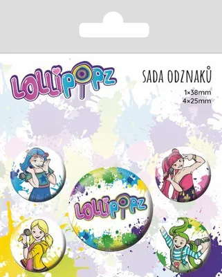 Immagine prodotto di Set di distintivi Lollipopz