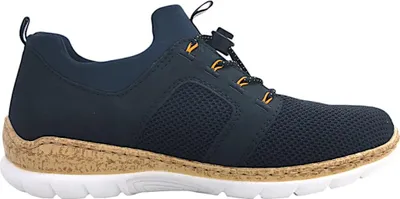 Image de Chaussons de ville pour femmes Rieker Knittech 20/Namur/Scuba, couleur bleu, pour un usage quotidien
