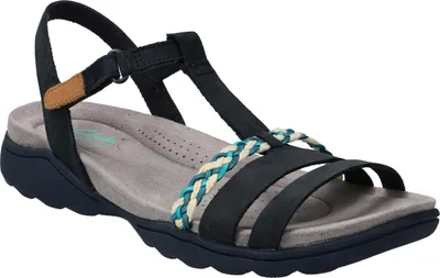 Produktbild von Clarks Sandalette Amanda Tealite, Rauleder, Blau, Damen