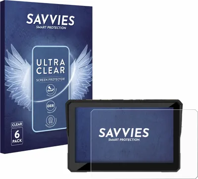 Produktbild von 6x Für Carpuride W502B Pro 5" Schutzfolie Savvies Displayschutz Display Schutz Folie Klar Transparent
