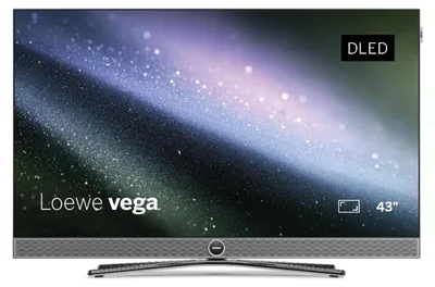 Produktbild von Loewe vega 43" 4K Ultra HD Smart-TV mit Dolby Vision IQ, Dual Channel, HDMI 2.1, integrierter Soundbar & Smart Streaming
