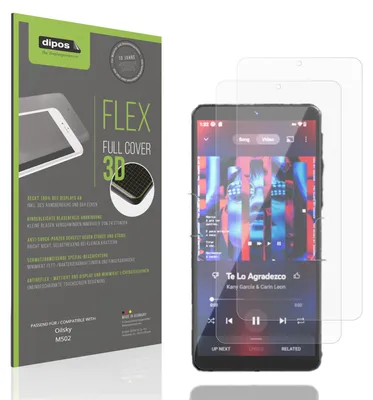 Immagine prodotto di 2x Pellicola protettiva opaca per Oilsky M502 Protezione Antiurto Anti-Shock