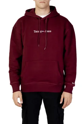 Produktbild von TOMMY HILFIGER JEANS Sweatshirt Herren Baumwolle Burgund GR74526 - Größe: XS