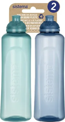 Immagine prodotto di Sistema 183702 sistema Trinkflaschen Swift recyceltes PP 2x 480ml 2er Pack