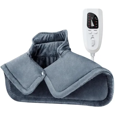 Produktbild von Heizkissen für Nacken und Schultern, 6 Heizstufen Nacken Heizdecke, 2 Std Timer, Geschenk für Männer und Frauen
