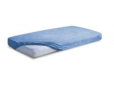 Obrázek produktu pro Prostěradlo froté 140x70cm tmavě modrá