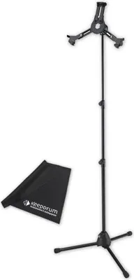 Produktbild von K-M Tablet-PC-Stativ 19793 Tablet-Halter 10-16 Zoll mit Tuch