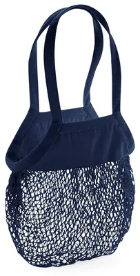 Image de Westford Mill - Filet à provisions, Coton FK1692 (taille unique) (bleu marine)