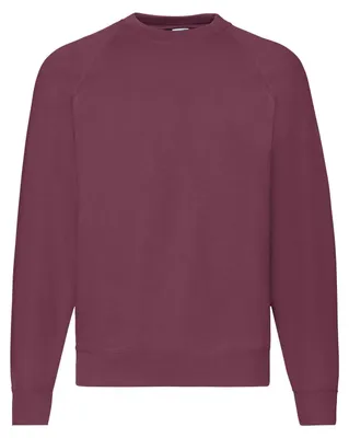 Produktbild von Fruit of the Loom - "Classic" Sweatshirt für Herren Raglanärmel FK2535 (L) (Burgunderrot)