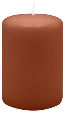 Zdjęcie produktu dla Świece filarowe 100 x Ø 90 mm, orzech laskowy, 4 sztuki