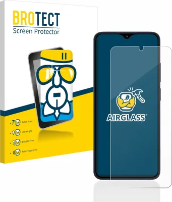 Produktbild von BROTECT Schutzglas für Xiaomi Redmi 12C Schutzfolie Displayschutz Display Schutz Glas Folie klar