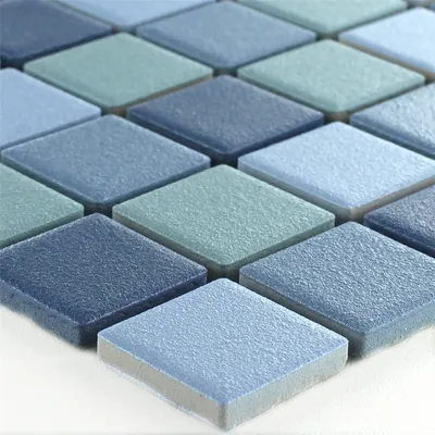 Produktbild von Keramik Mosaik Fliesen Lenadora Grün Blau Rutschhemmend
