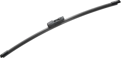A single car windshield wiper blade is shown against a white background.