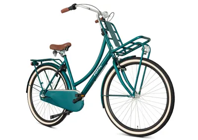 Produktbild von Popal Daily Dutch Basic+ N3 Hollandrad - Citybike - Damen - 59 centimeter - Waldgrün