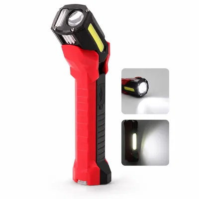 Produktbild von Wiederaufladbare Arbeitsleuchte, 1200 Lumen LED-Arbeitslampe, 160° drehbarer Leuchtenkopf,Haken,6 Lichtmodi,Magnetlampe für Autoreparatur und Notfälle