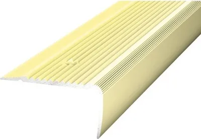Produktbild von Prinz Treppenkantenprofil Alu sahara gelocht 45 x 23 x 2700 mm