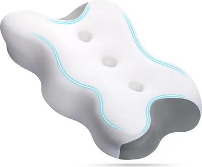 Productafbeelding van Orthopedisch kussen 62×36×8/12 cm, memory foam, voor zijslapers