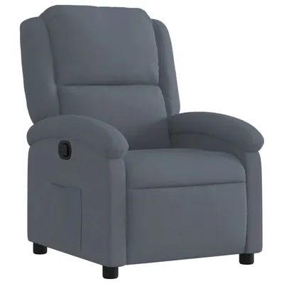 Produktbild von dkd-home-decor Relax Sessel Dunkelgrau Samt 71 x 86,5 x 99,5 cm
