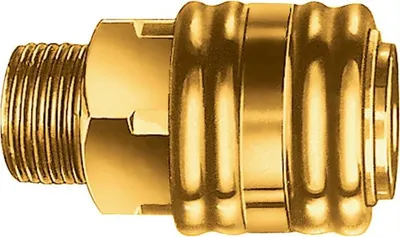 Produktbild von ewo Einhandkupplung G1/2 Zoll AG. aus Messing - 308041