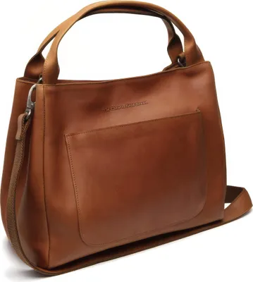 Image de The Chesterfield Brand Cuir sac à main sac à épaule bandoulière Fioline Shoulderbag Cognac brun