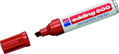 Produktbild von Permanentmarker edding 500 braun Packung mit 10 Stück