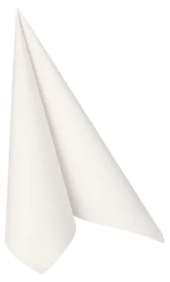 Produktbild von Servietten stoffähnlich 40x40cm Royal Collection 250 Stück Weiß
