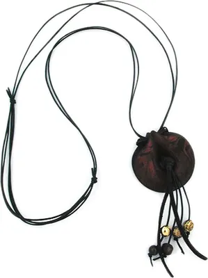 Produktbild von Kette, Ring, braun-schwarz-matt