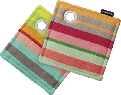 Produktbild von REMEMBER Set Nr. 3, Topflappen, Mehrfarbig, Baumwolle, 185 mm, 185 mm, 2 cm