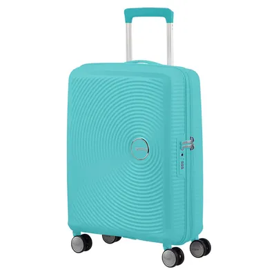 Zdjęcie produktu dla American Tourister Soundbox Spinner EXP 55/20 Cabin Rozszerzalny-Walizka na 4 kółkach Poolside Blue 35,5/41 L