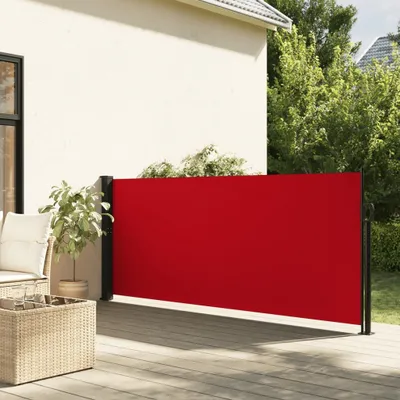Immagine prodotto di Maison Exclusive - Tenda da sole laterale estensibile rossa 140x600 cm
