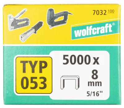 Image de Wolfcraft 5000 Agrafes à dos large 5000 pces