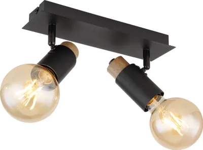 Obrázok produktu pre Globo Lighting reflektor kovový čierny matný, 2x E27