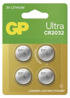 Obrázok produktu pre GP GPCR2032ULT387C4 4 GP Knopfzellen CR2032 3,0 V
