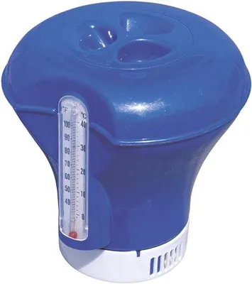 Productafbeelding van Chemische Dozerventil 18,5 cm voor Zwembad met Thermometer