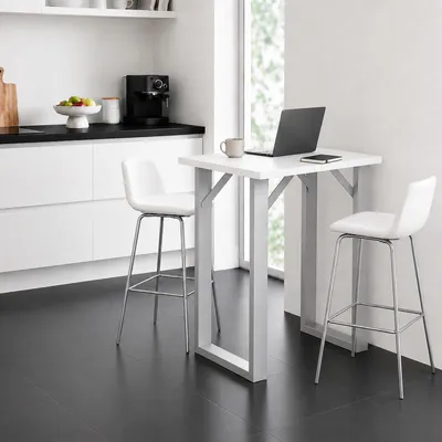 Produktbild von VCM Bartisch 80x50 cm, Tresen, Stehtisch, hoher Tisch, Bartresen, Hochtisch - Xona