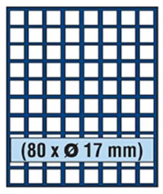 Produktbild von SAFE 6817 NOVA Element exquisite Münzbox für 80 Münzen mit 17 mm Durchmesser