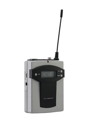 Image de Omnitronic TM-105 - Taschensender - 863 - 865 MHz - 50 - 18000 Hz - Ultrahochfrequenz (UHF) - 10 mW - LCD (13075001)