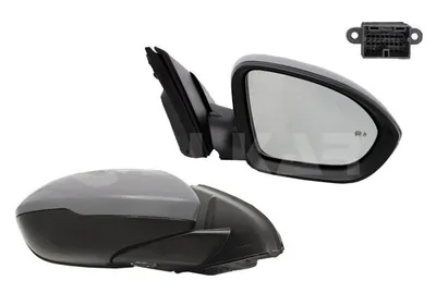 Produktbild von ALKAR 6150730 Außenspiegel Seitenspiegel Rechts für OPEL INSIGNIA Caravan Beheizt Konvex Grundiert Elektrisch